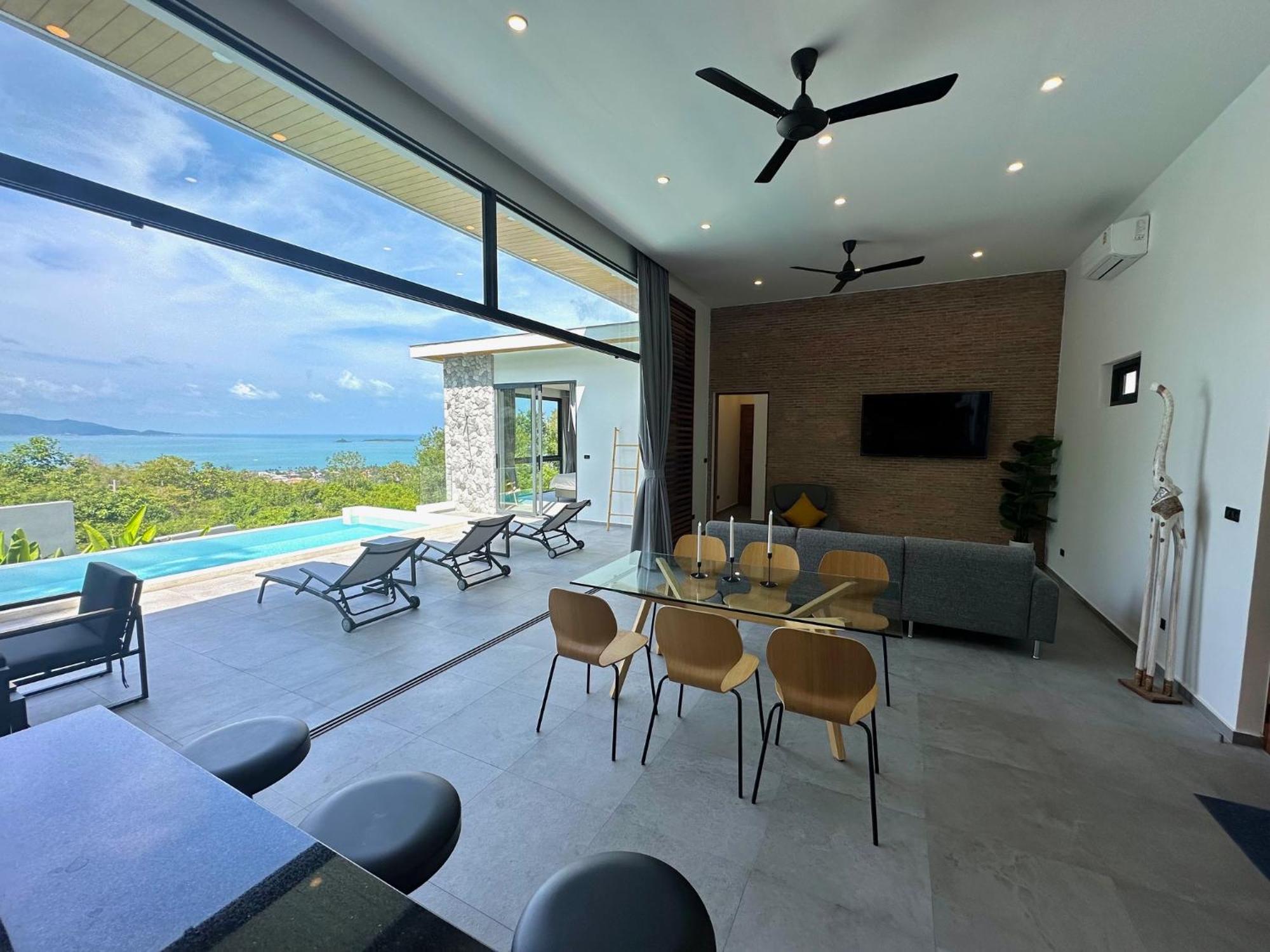 Baan Saint-Tropez Seaview Villa Ko Samui Private Villa Bophut Exterior foto