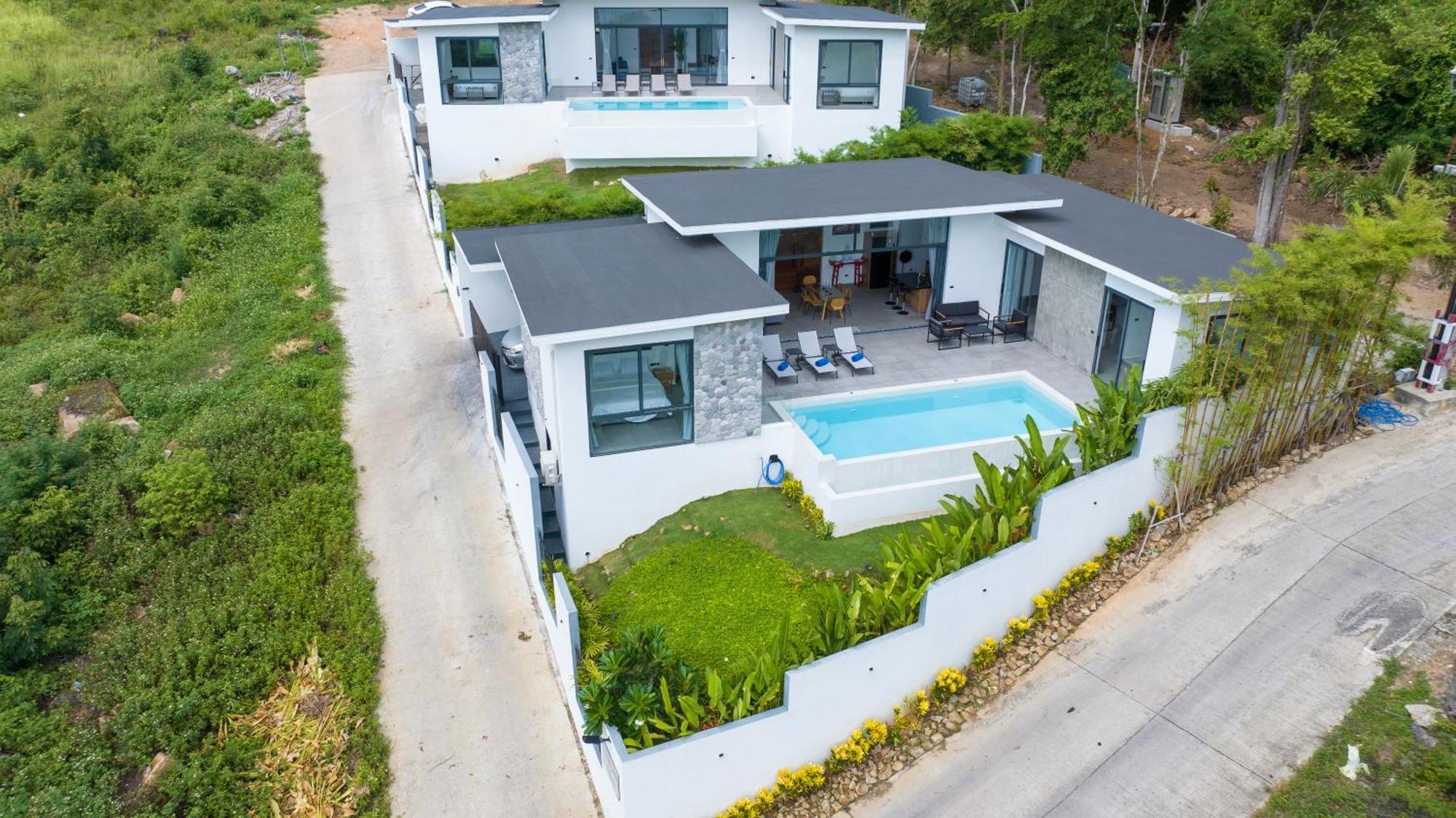 Baan Saint-Tropez Seaview Villa Ko Samui Private Villa Bophut Exterior foto